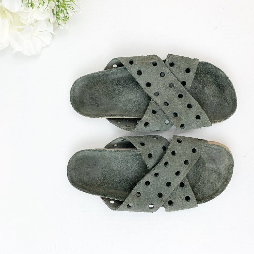 Huma Blanco Bruna Sandals Green Size 7